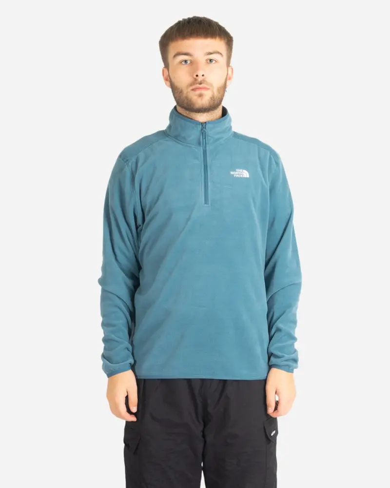 100 Glacier 1/4 Zip - Mallard Blue