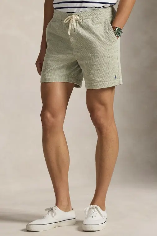 15 cm Polo Prepster Corduroy Shorts Khaki Stone