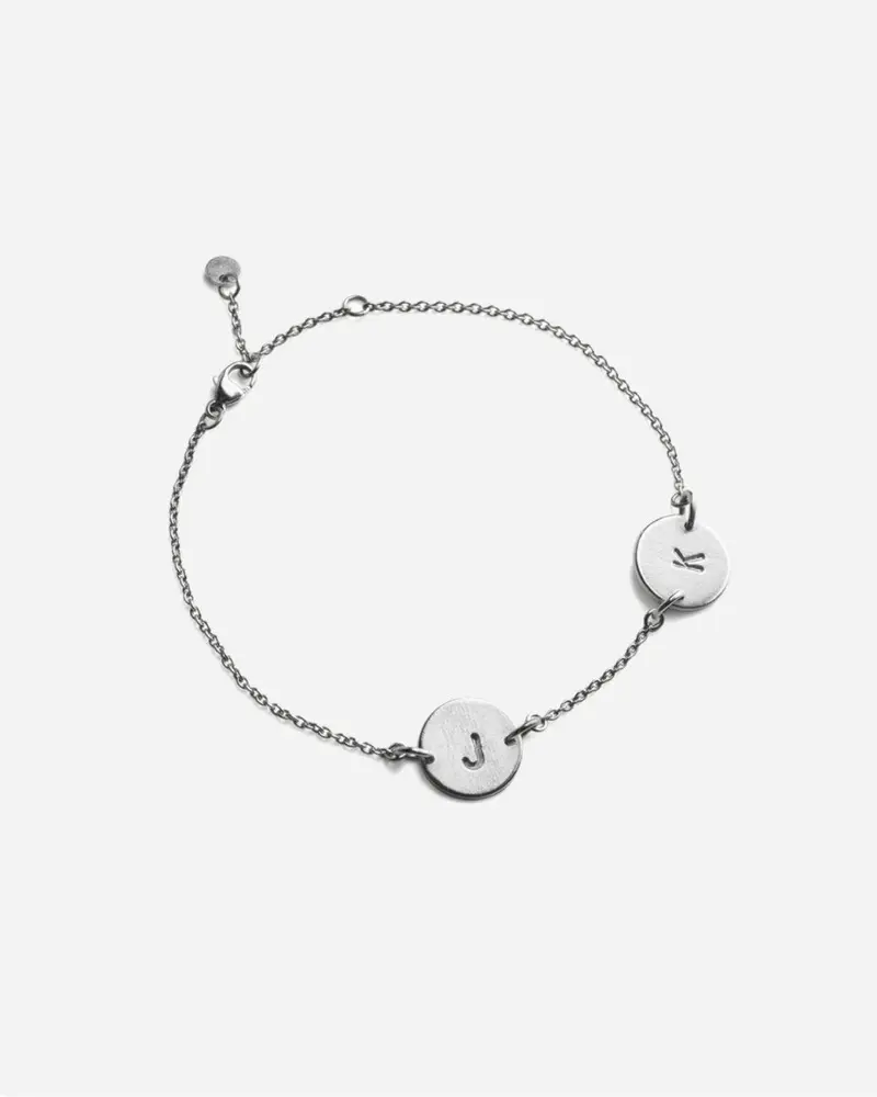 2 Lovetag bracelet - Sterling Sølv