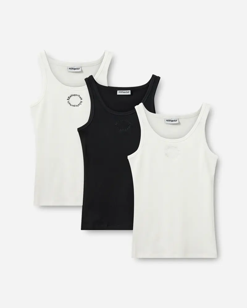 3 Pack Tank Top - White/Black