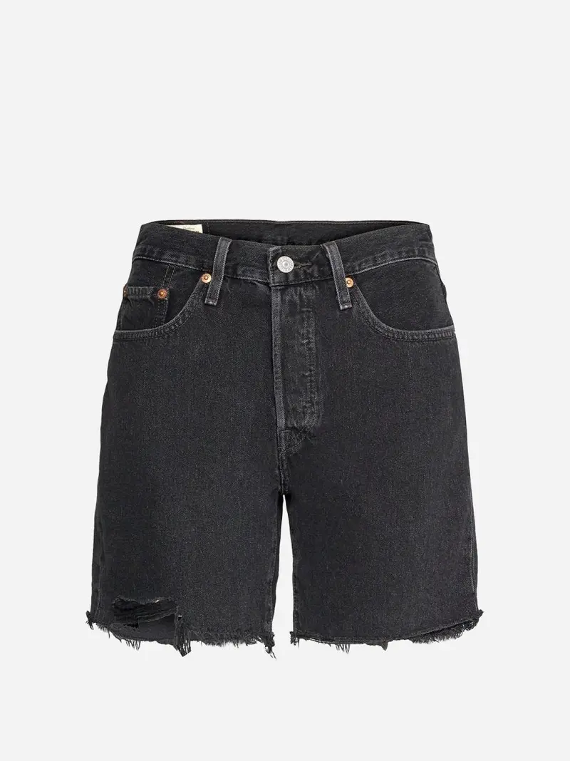 501 Mid Thigh Short - Lunar Black