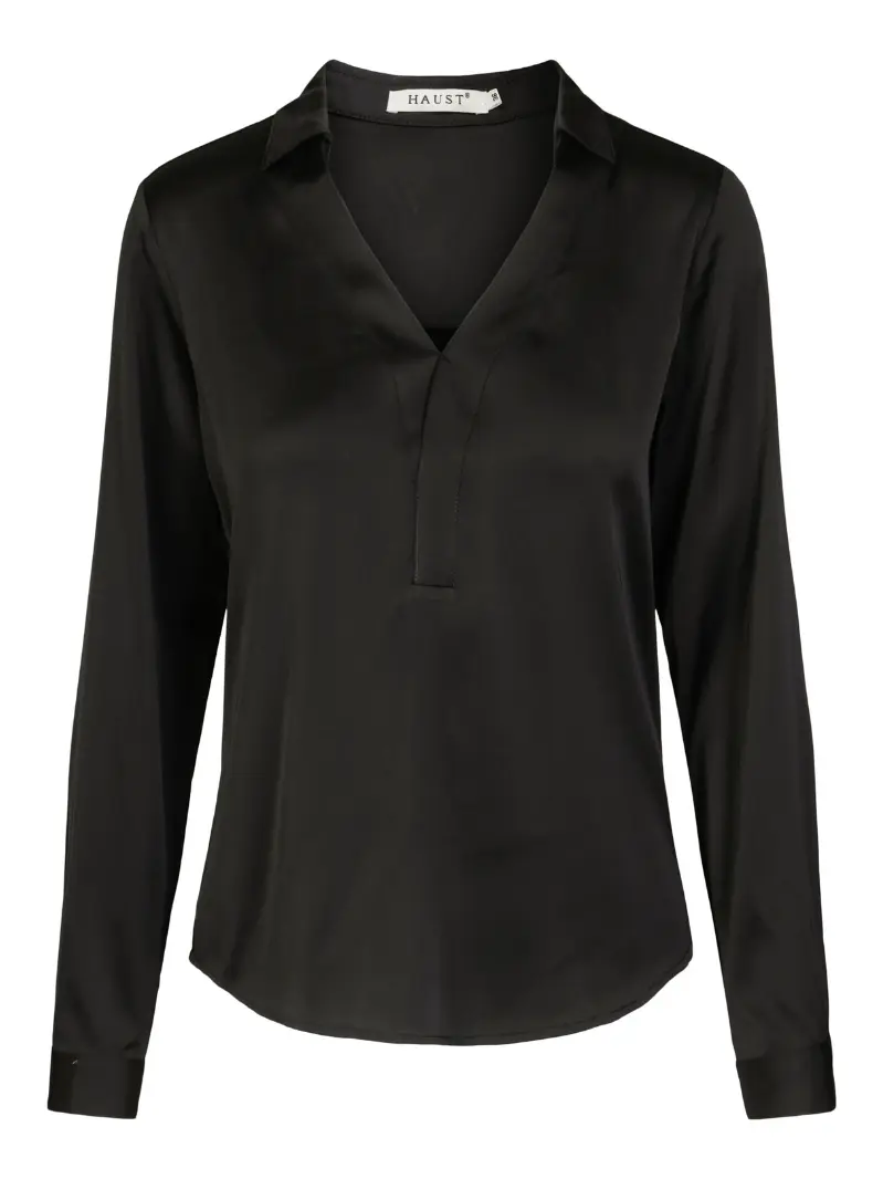 55-830 V-neck shirt Black