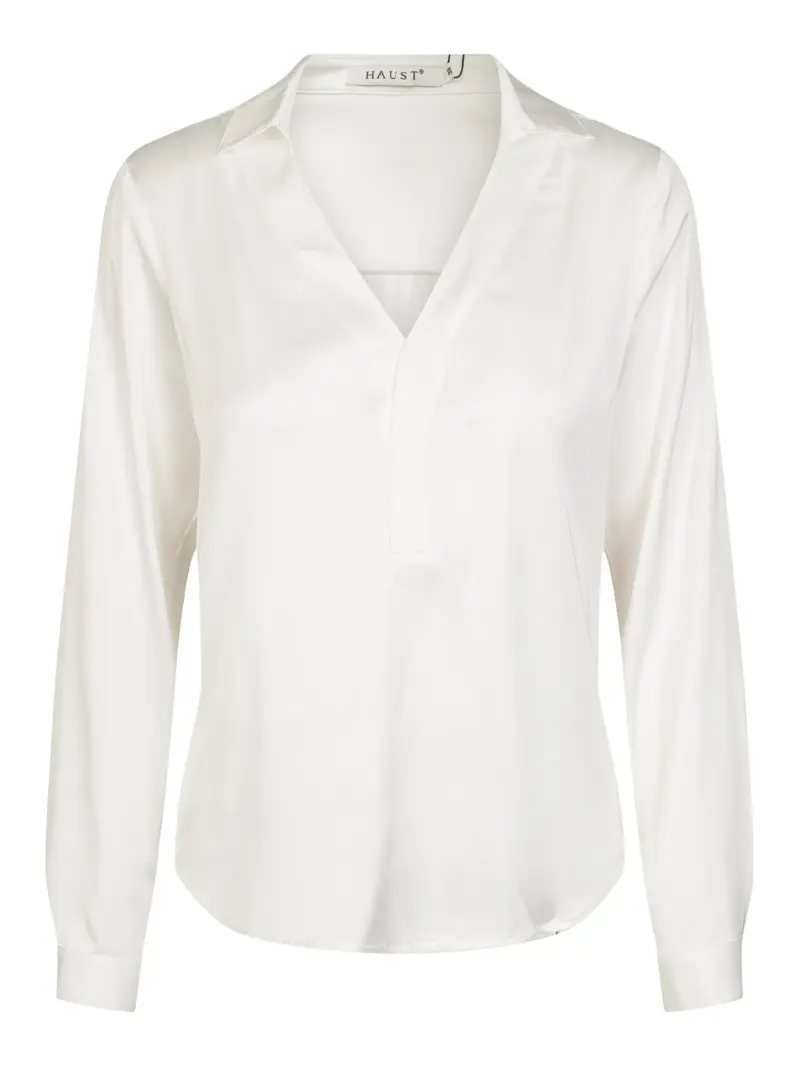55-830 V-neck shirt Krem