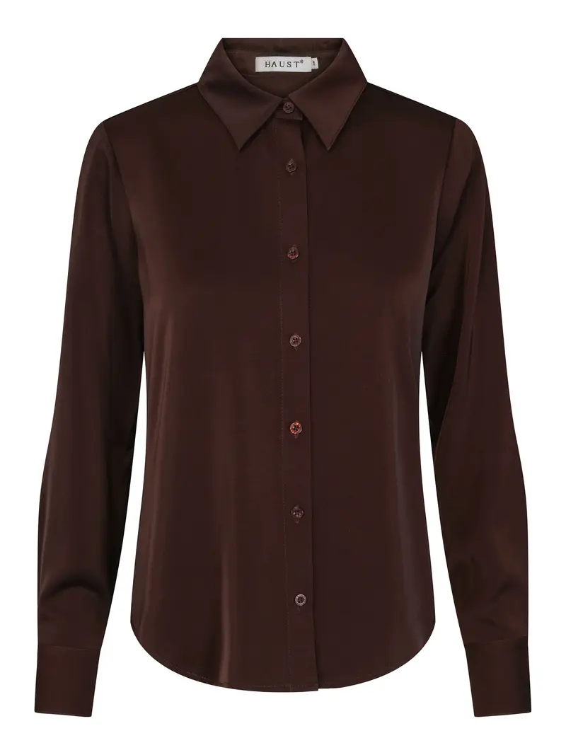 55-835 Everyday shirt Dark Brown