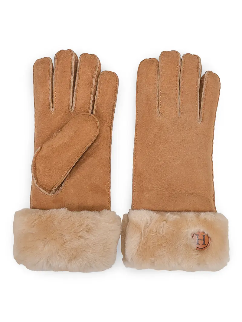 55-907 Sheep gloves Cognac