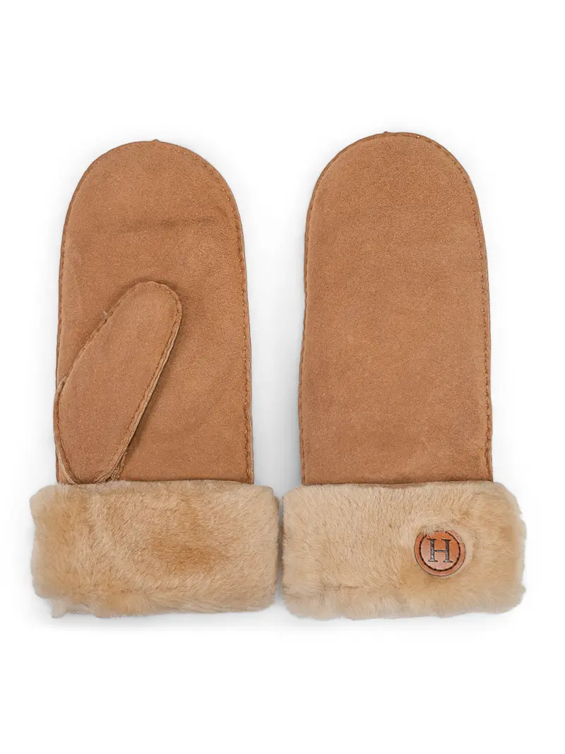 55-908 Sheep mitten Cognac