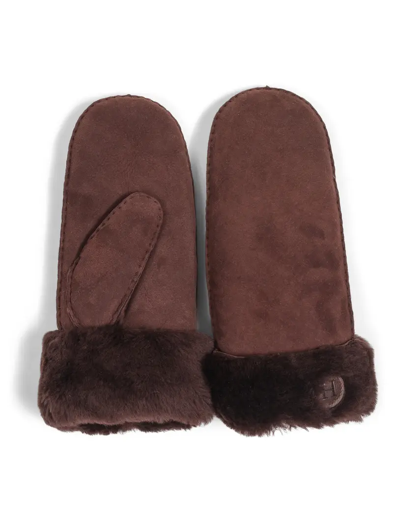 55-908 Sheep mitten Dark Brown