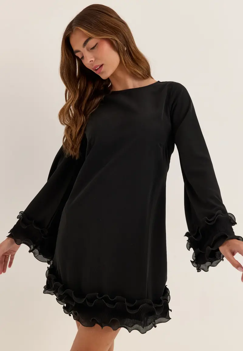 A-line Flounce Dress