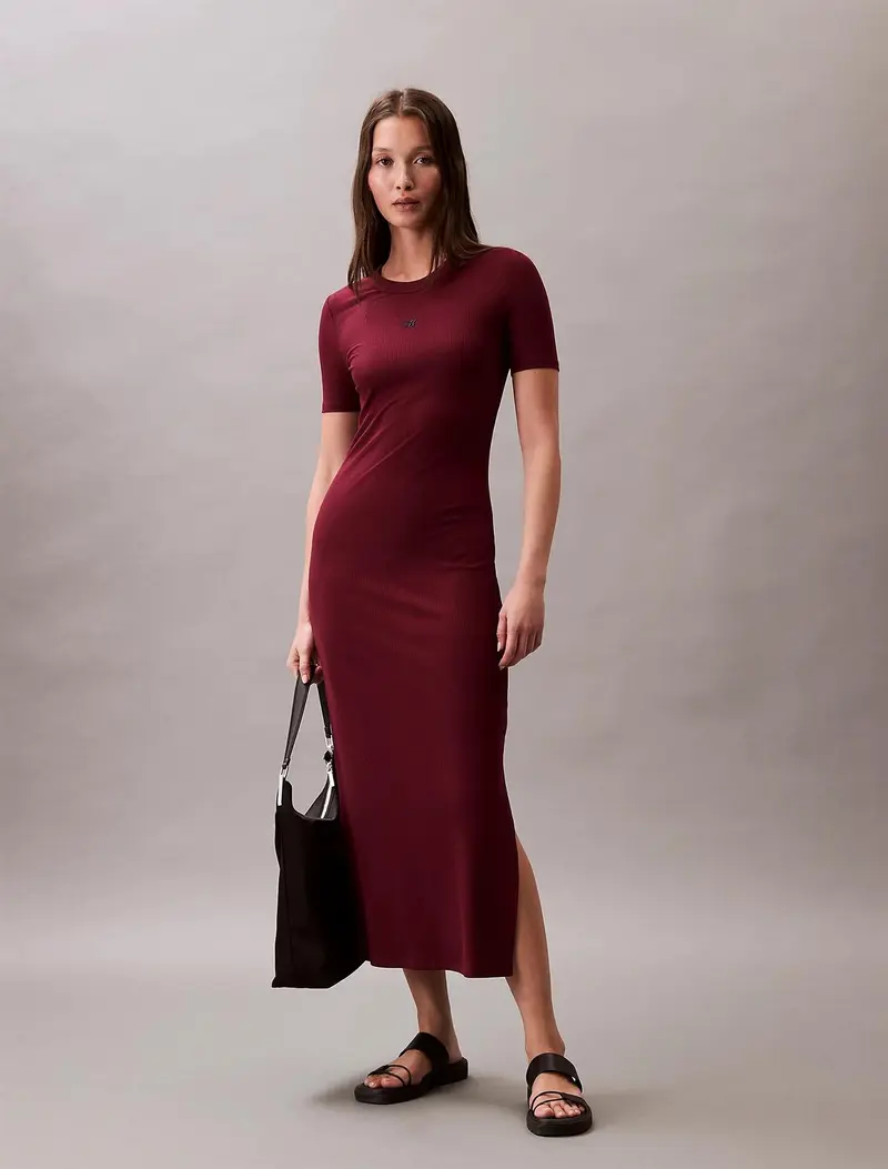 A-Modal Rib SS Dress