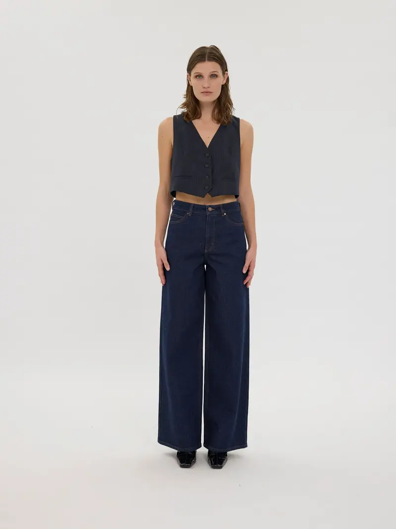AbbyFV 745 Long - Dark Rinse Denim