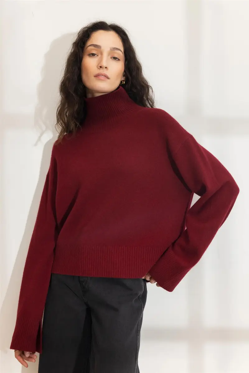 Abigail Knit - Dark Red