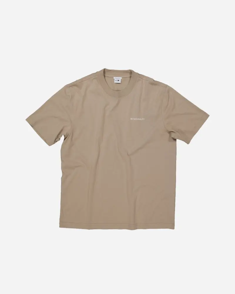 Adam EMB T-shirt 3209 - Greige