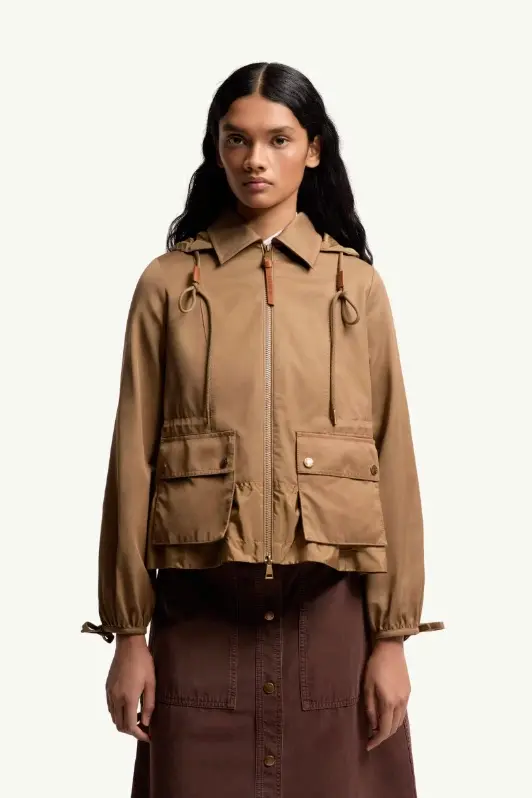 Adenium Hooded Jacket Camel Beige