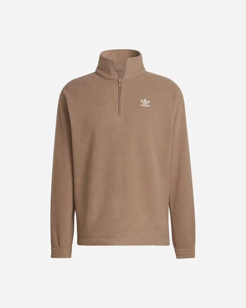 Adicolor Polar Fleece Half-zip - Chalky Brown