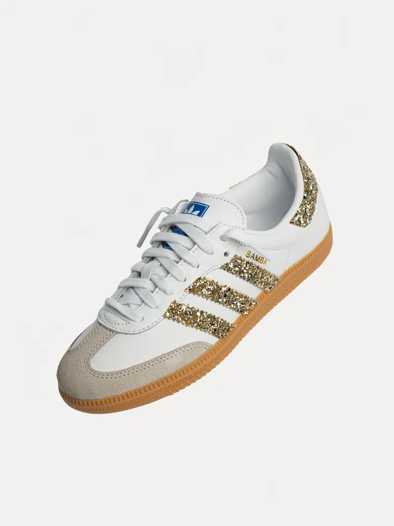 Adidas Samba Glitter G2 Gold
