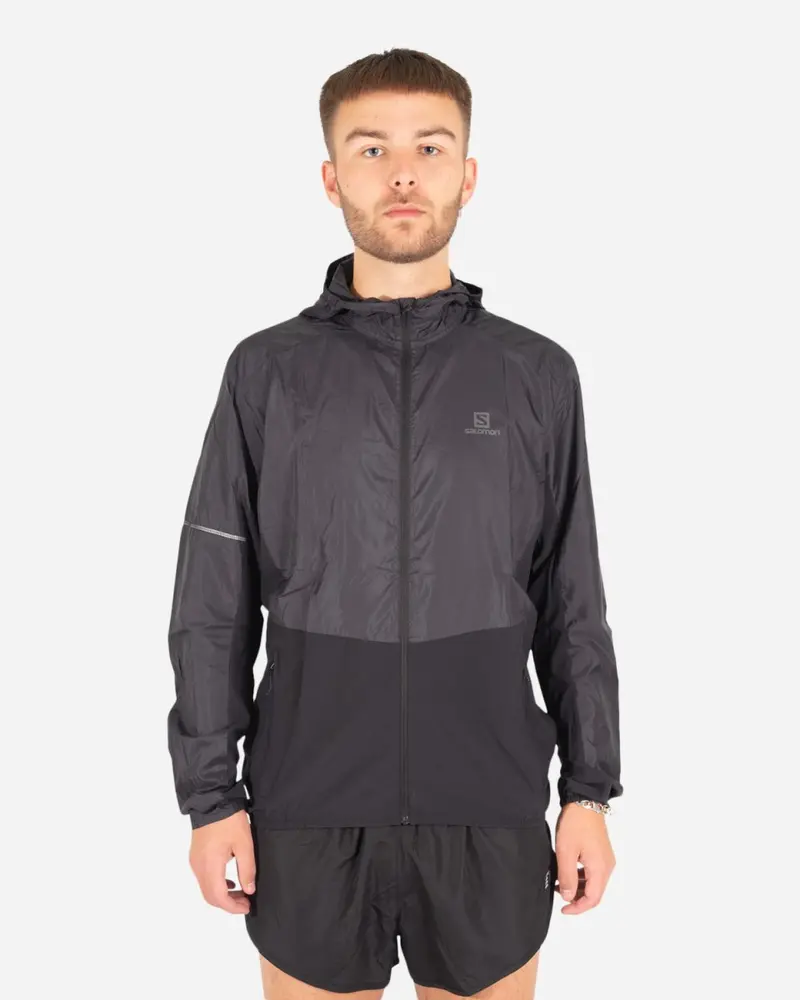 AGILE FZ HOODIE M - Black