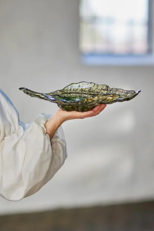 Aiku Glass Bowl Green