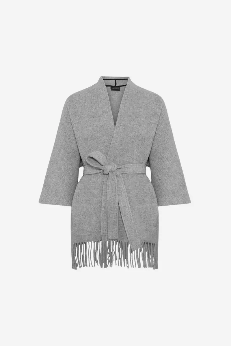 Akila Lambswool Jacket Lt. Grey Mel