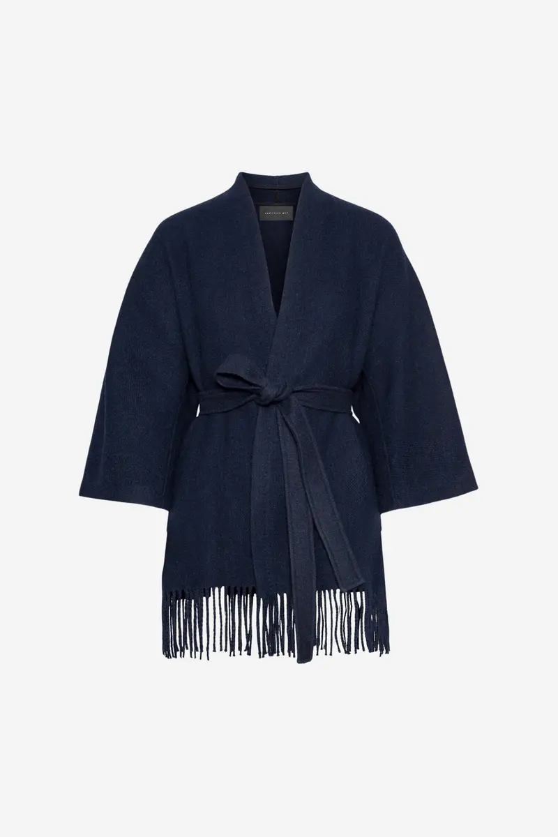 Akila Lambswool Jacket Navy