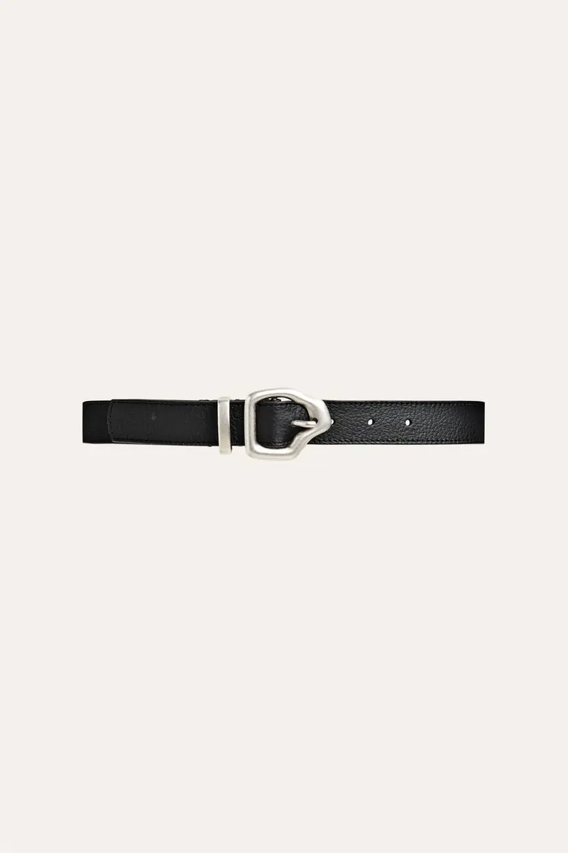 Ako Mini Belt Black Silver