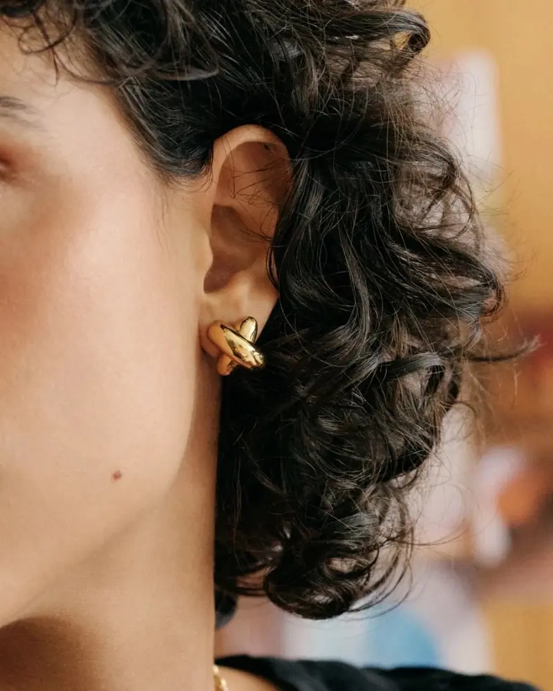Alexa Studs L Gold