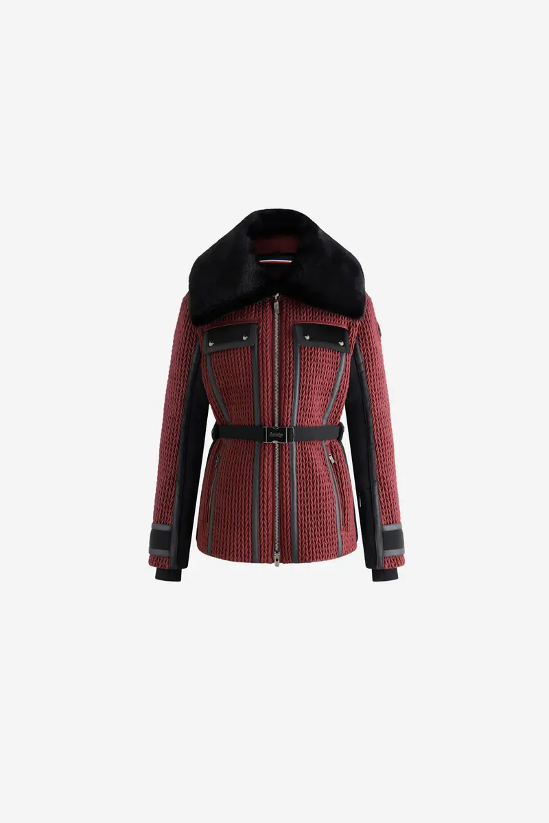 Alixa Jacket Acajou/Noir