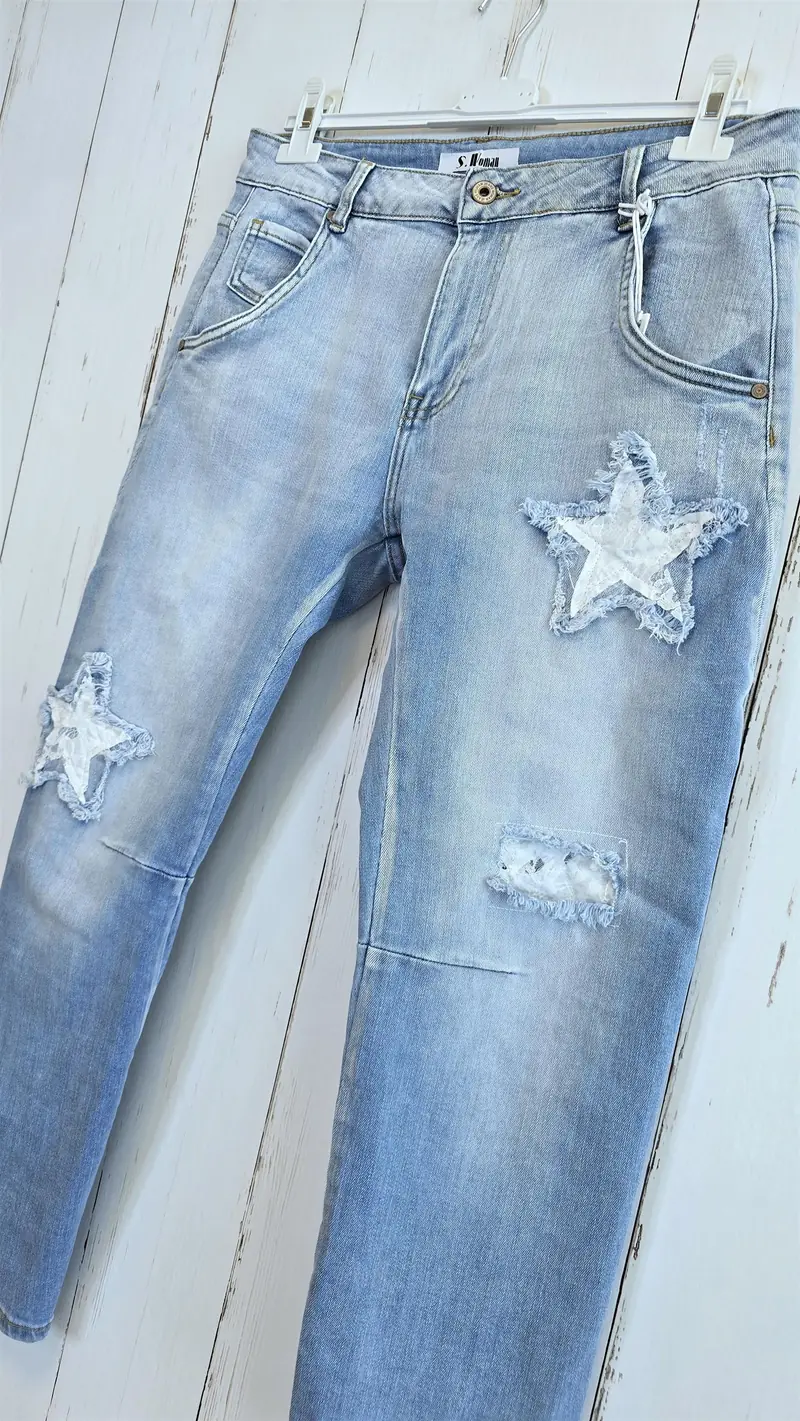 Alma Jeans med patch