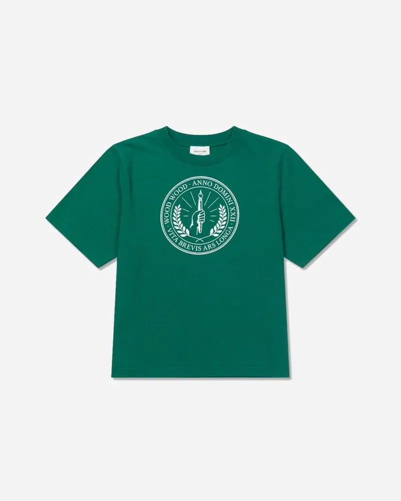 Alma Seal Tee - Dark Emerald