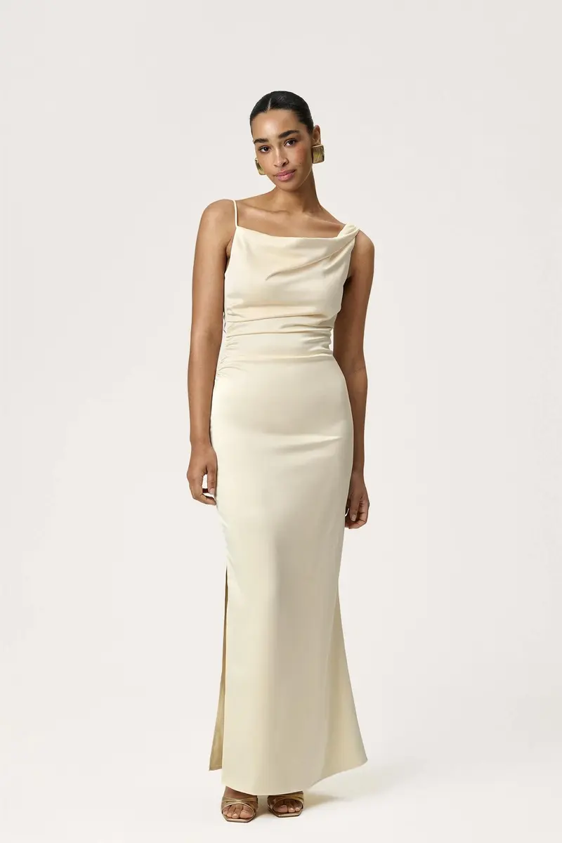 Almeria Dress Vanilla Yellow