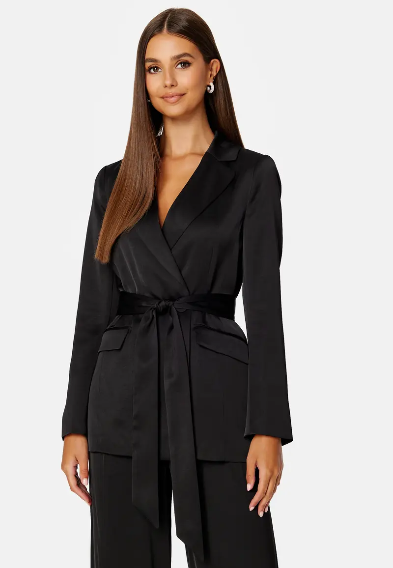 Alora Satin Tie Co-ord Blazer