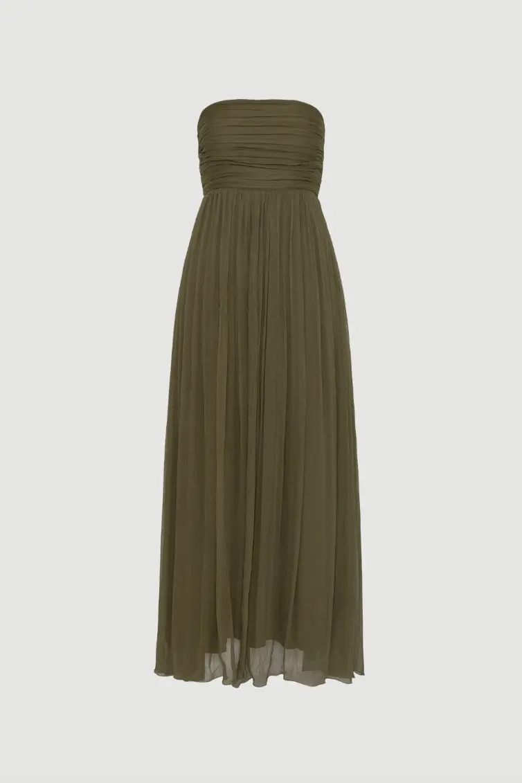 Amalfi Dress Dark Olive