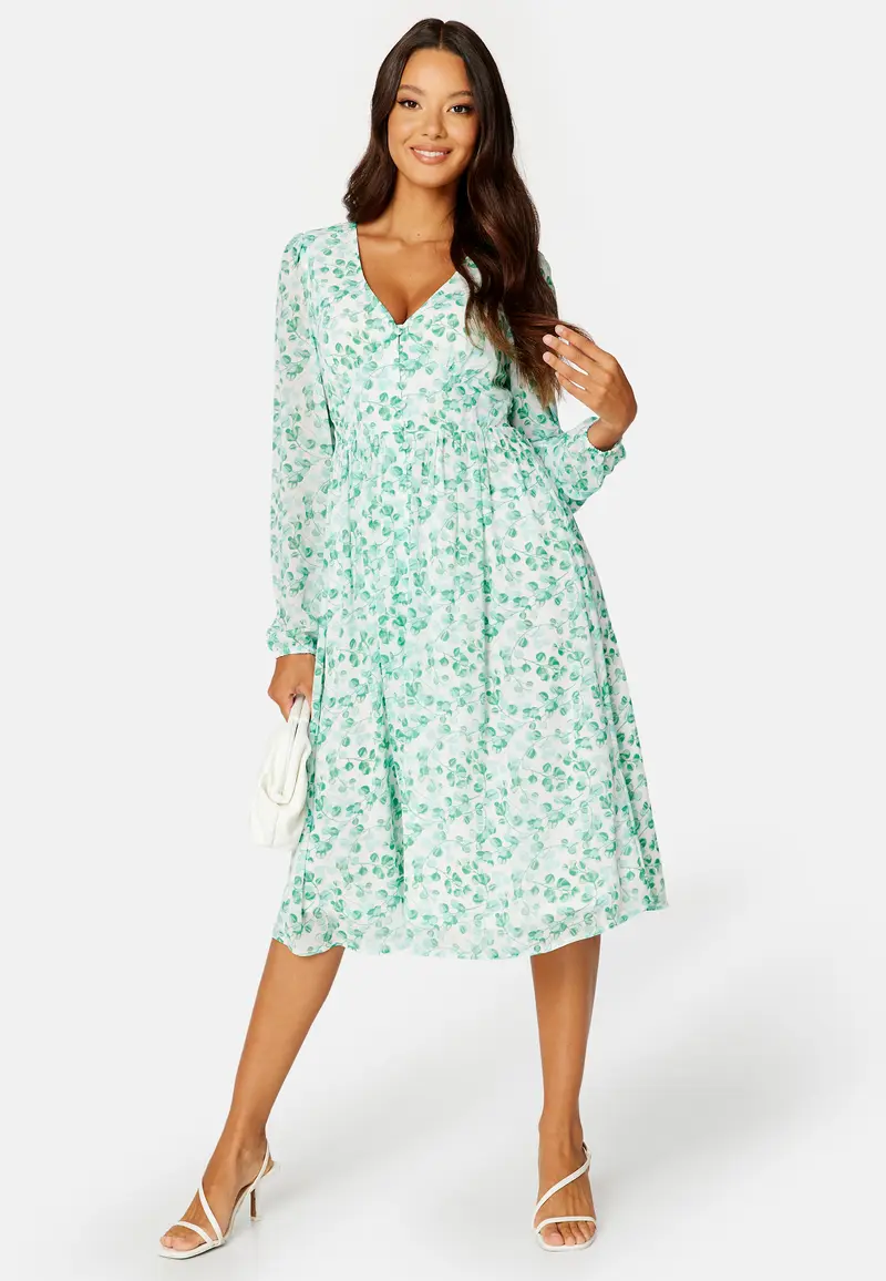 Amanda L/S Midi Dress