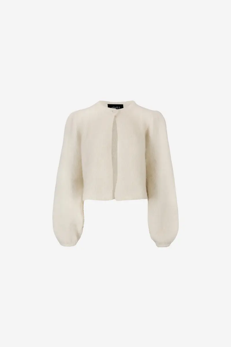 Amelia Chunky Cardigan Bright White