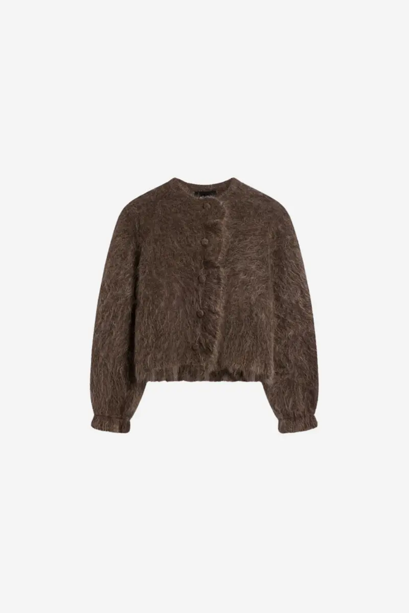 Ana Chunky Cardigan Brown