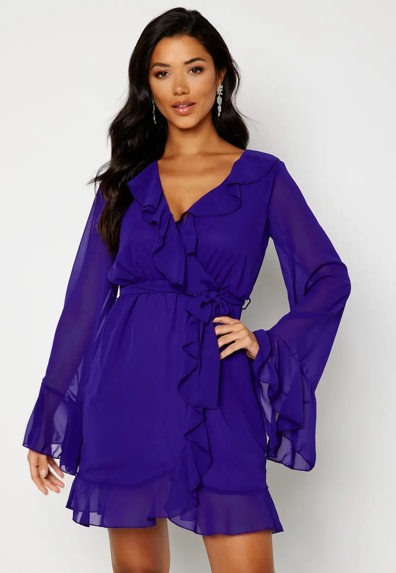 Ana LS Wrap Dress
