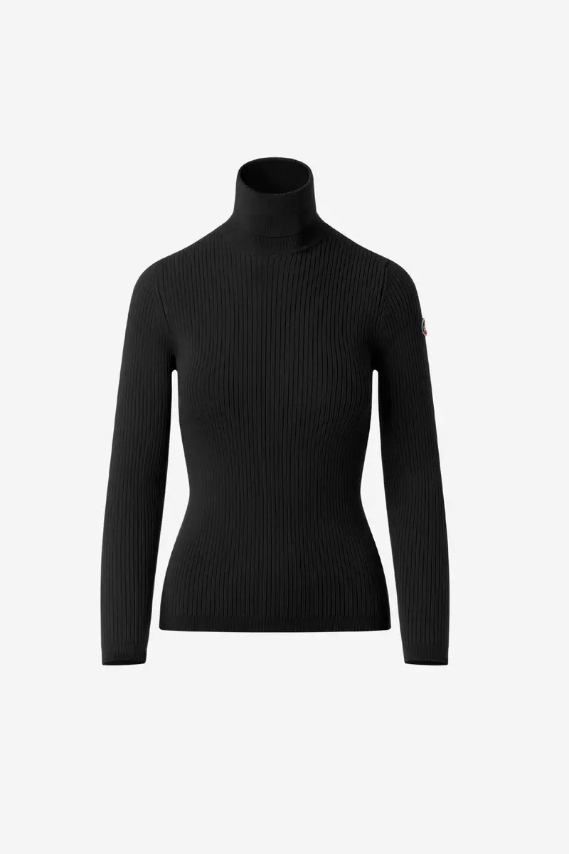 Ancelle Knit Sweat Black