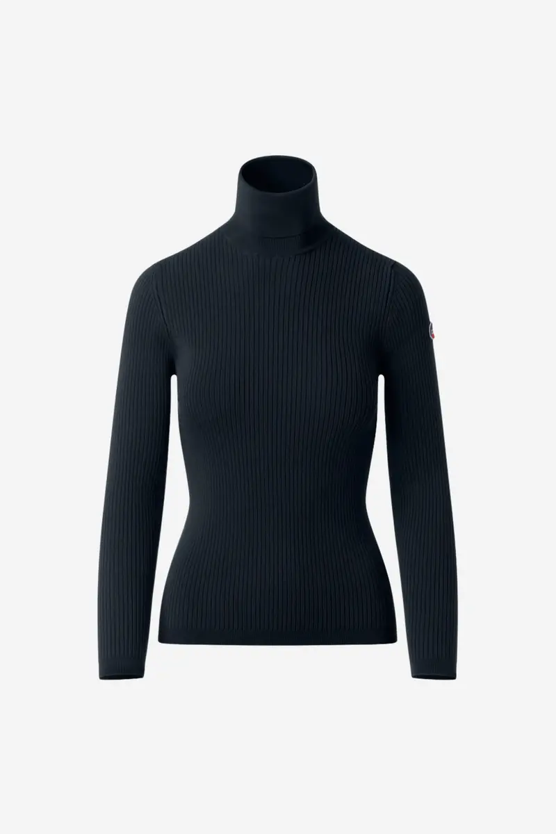 Ancelle Women Knit Sweat Dark Blue
