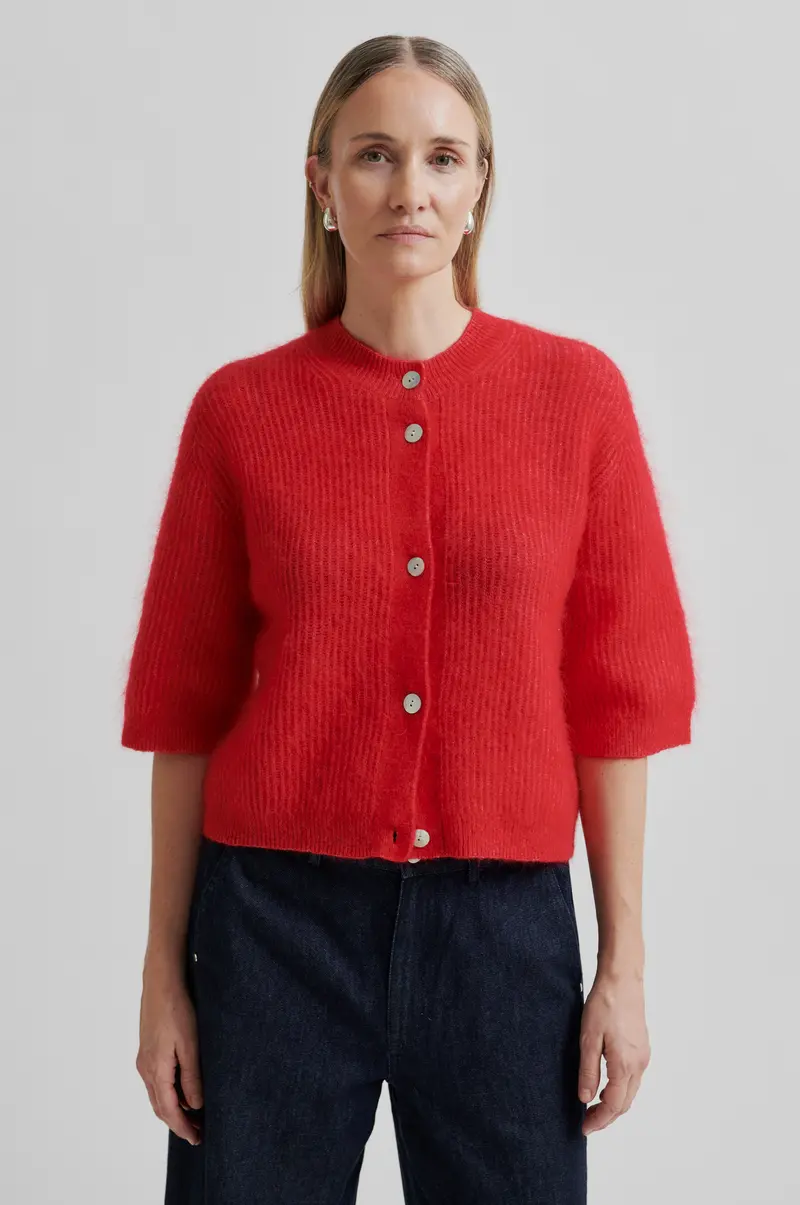 Andrea Knit Rib Cardigan