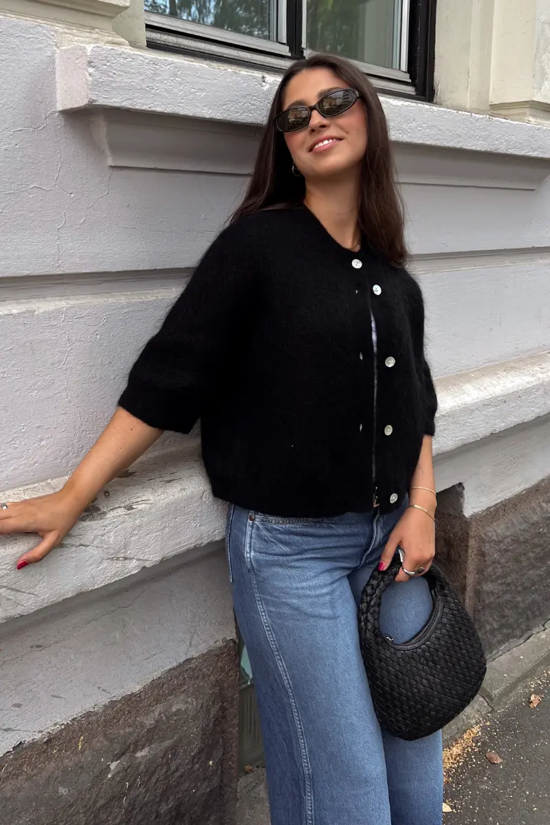 Andrea Knit Rib Cardigan