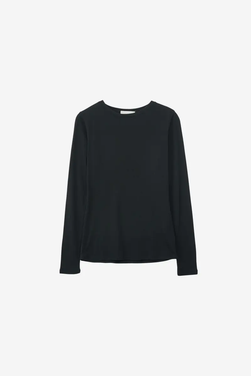 Andrea Long Sleeve Wool Black