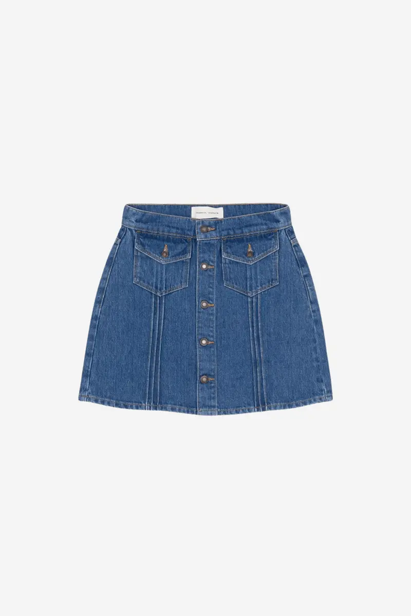 Andrea Skirt Mid Blue