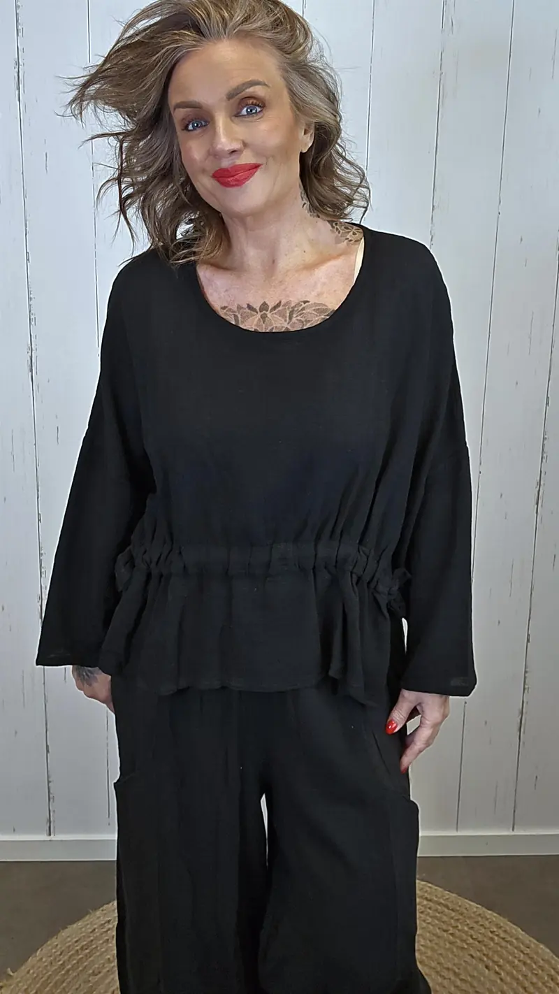 Andrea topp svart