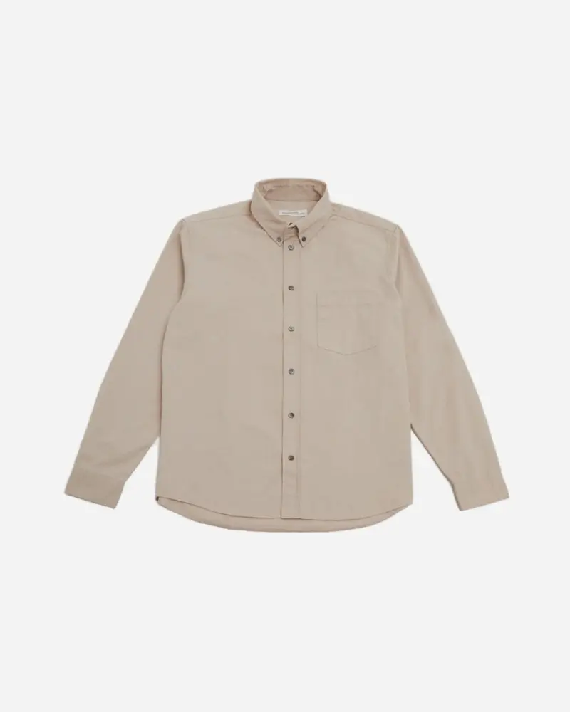 Andrew Classic Denim Shirt - Light Sand