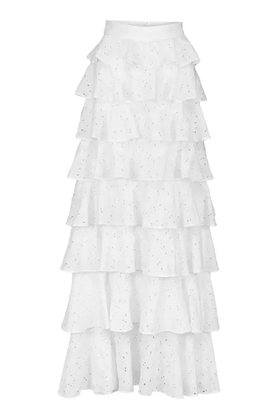 Angel Maxi Skirt White