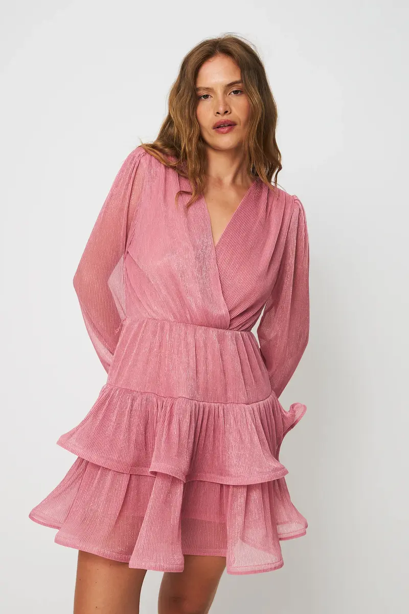 Angelacras Dress - Pink Shimmer