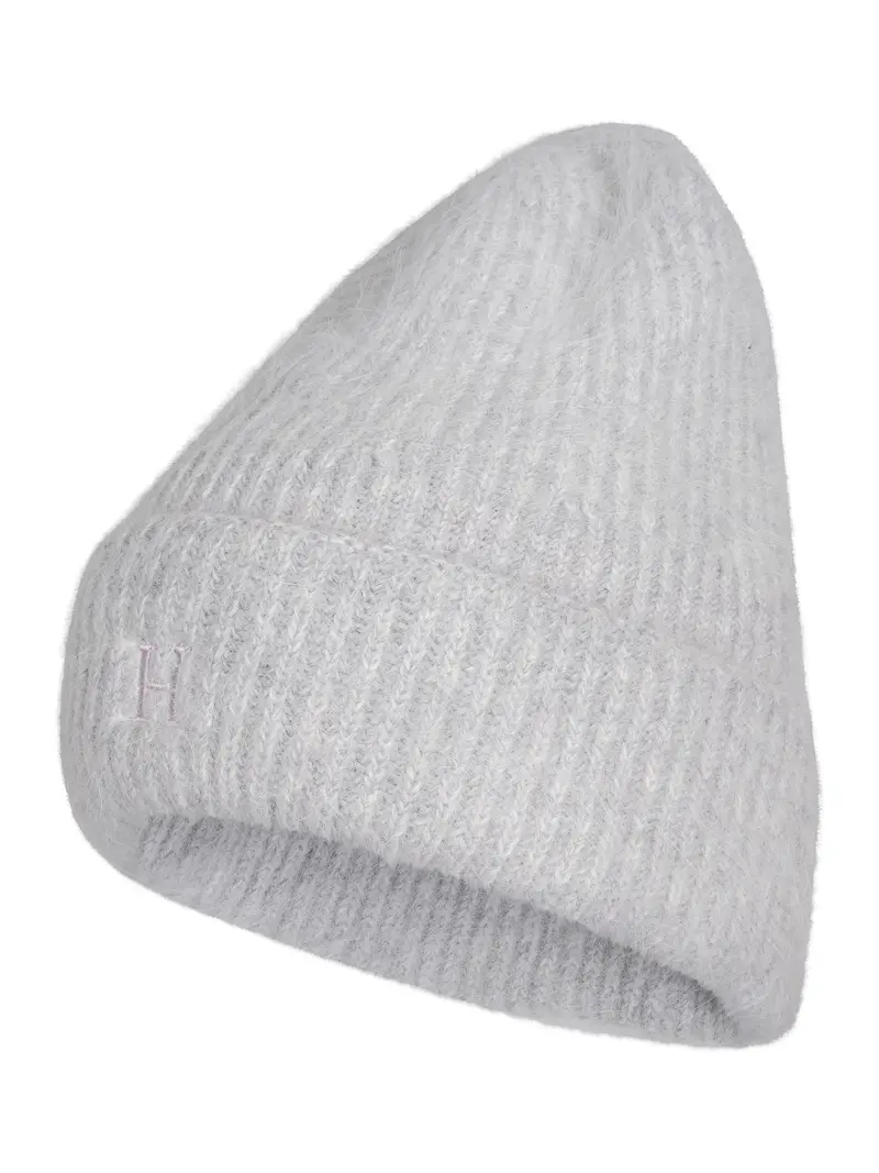 Angora beanie Grey Mel.