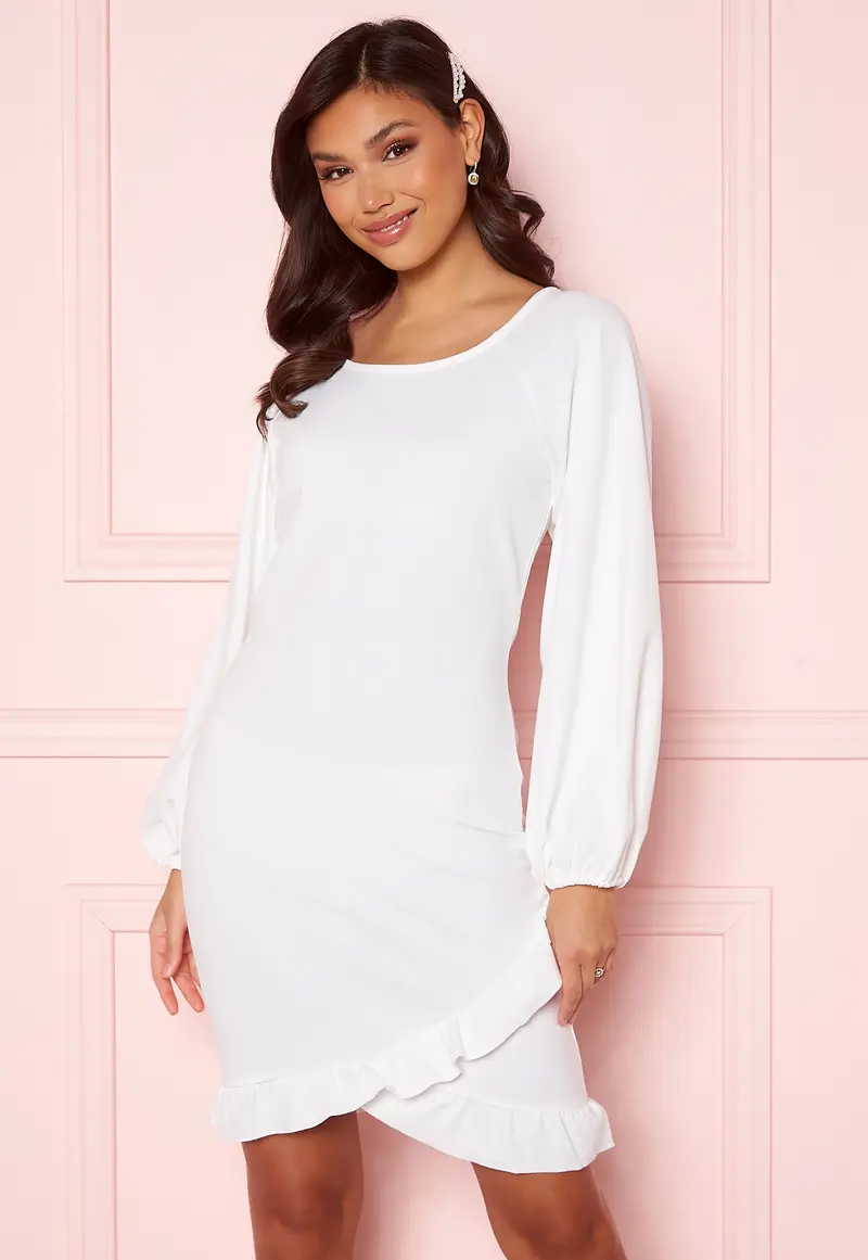 Aniara L/S Boatneck Dress