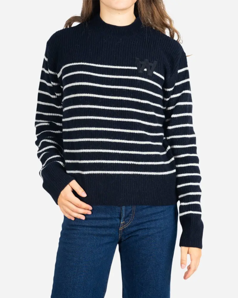 Anneli jumper -  Navy Stripes