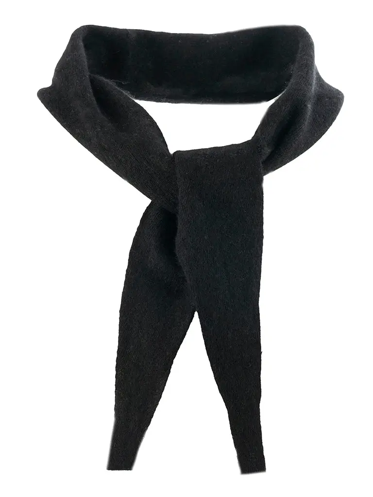 Anu Cashmere Scarf - Black