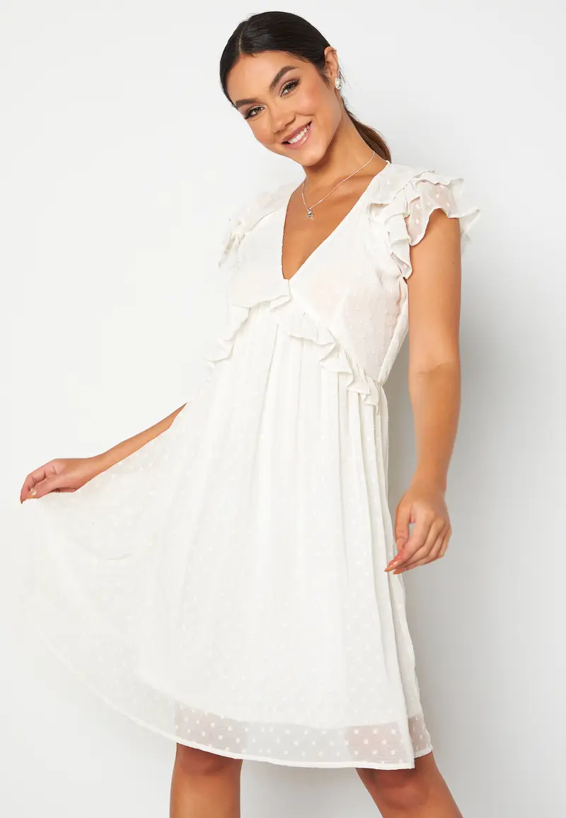 Armina V-Neck S/S Short Dress